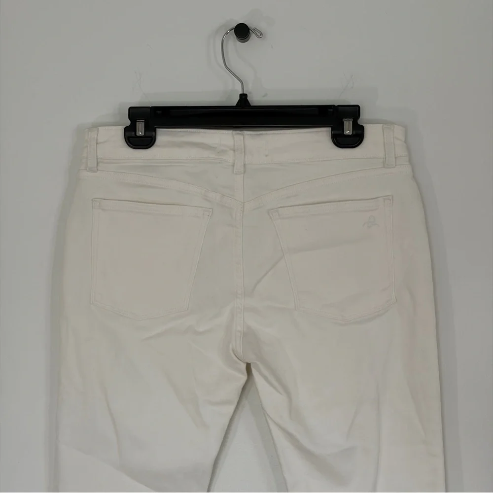 DL1969 Florence Instasculpt white skinny jeans mid rise stretch size 30